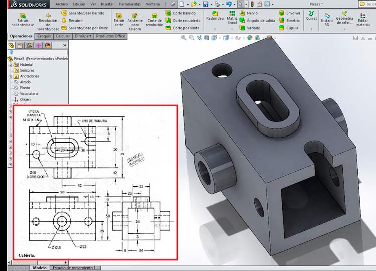 Elaboración de Planos en 2D y 3D